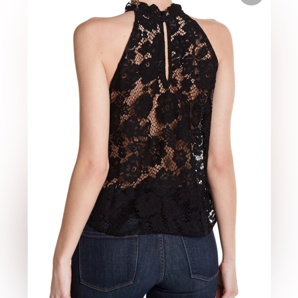 Free People Sweet Meadow Dreams
Black Lace top  Retail $88 medium - Picture 3 of 7